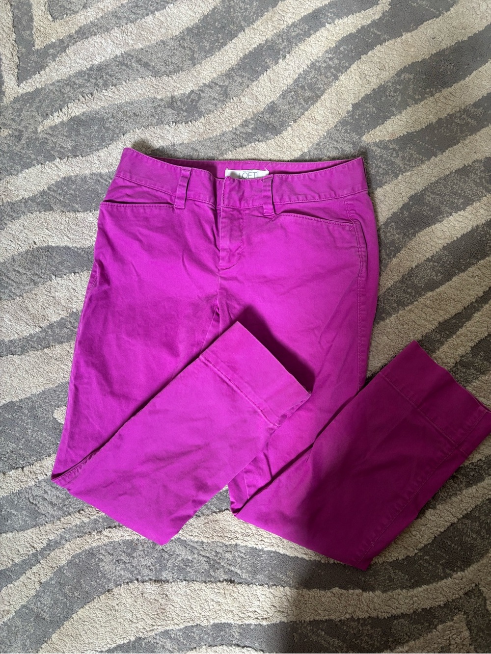 LOFT Women’s Skinny Jeans in Vibrant Magenta